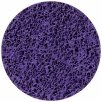 Круг зачистной из нетканого абразива (коралл) Ø125мм на липучке фиолетовый жесткий SIGMA (9176161)