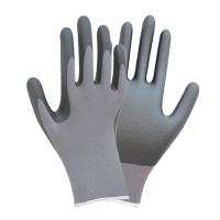 Перчатки трикотажные с частичным нитриловым покрытием р9 (серые, манжет) SIGMA (9443511)