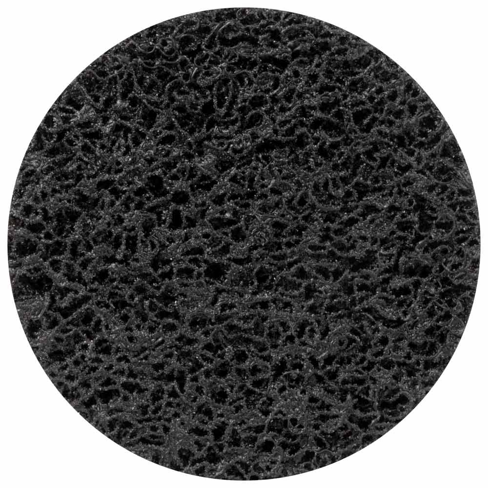 Круг зачистний з нетканого абразиву (корал) Ø125мм на липучці чорний м'який SIGMA (9176261) - фото №1 мал.
